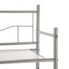 Over the Toilet Steel 3-Shelf Storage Shelf Unit, Satin Nickel Finish for Adults