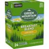 Green Mountain Coffee Breakfast Blend K-Cup Pods, Light Roast, 24 Count for Keurig Brewers