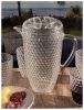 Leading Ware 2.5 Quarts Water Pitcher with Lid, Diamond Cut Unbreakable Plastic Pitcher, Drink Pitcher, Juice Pitcher with Spout BPA Free