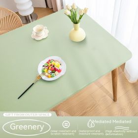 Sheepskin All-inclusive Tablecloth Waterproof And Oil-proof Disposable Anti-scald Tablecloth (Option: Grass Green-Suitable For 80X130cm)