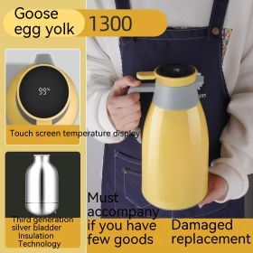 Household Large Capacity Dust Insulation Pot (Option: 13L Goose Yolk)