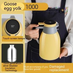 Household Large Capacity Dust Insulation Pot (Option: 10L Goose Yolk)