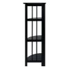 4-Shelf Corner Folding Bookcase