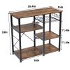 3-Tier Kitchen storage shelf;  Baker's Rack ; Microwave Stand with Storage for Kitchen Dining Room Living room