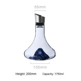 Creative Iceberg Red Wine Wine Decanter (Option: 9820 Blue Mountain)